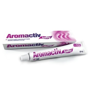 Aromactiv baby, żel ułatwiający oddychanie łagodzący katar i gorączkę od 1 dnia życia, tuba 20 g