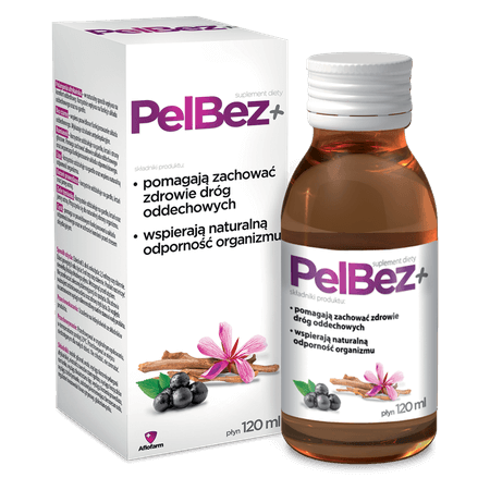 PelBez+, ze składnikami wspierającymi odporność 120 ml
