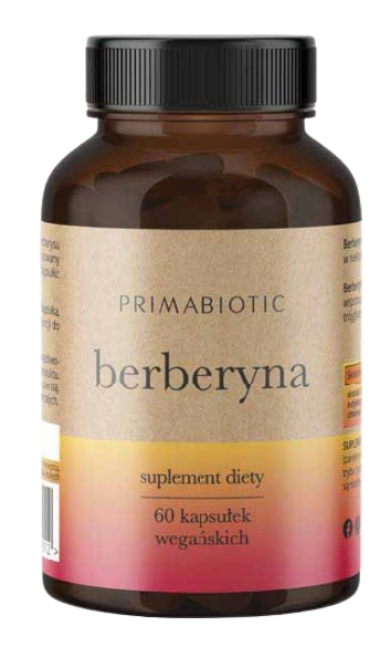 Primabiotic Berberyna, 60 kapsułek wegańskich