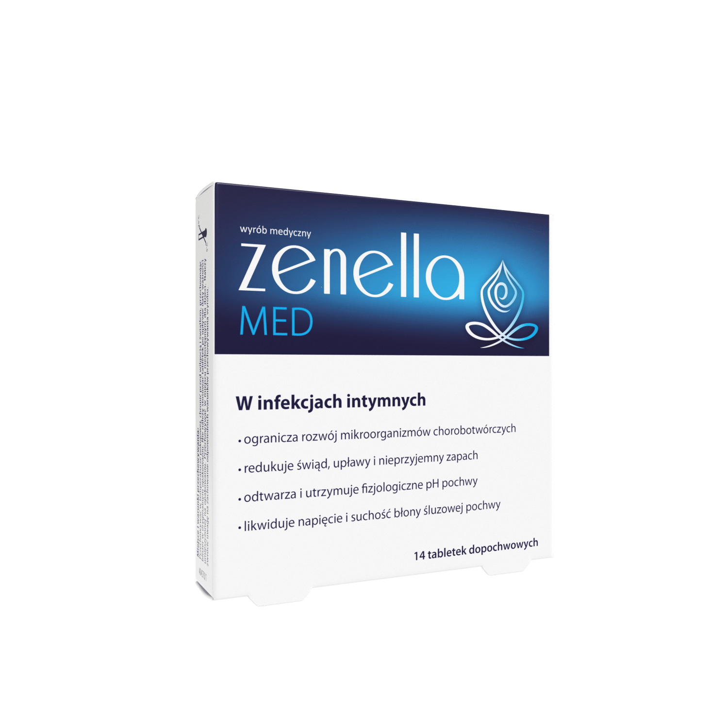 Zenella Med tabletki dopochwowe na infekcje intymne, 14 szt.