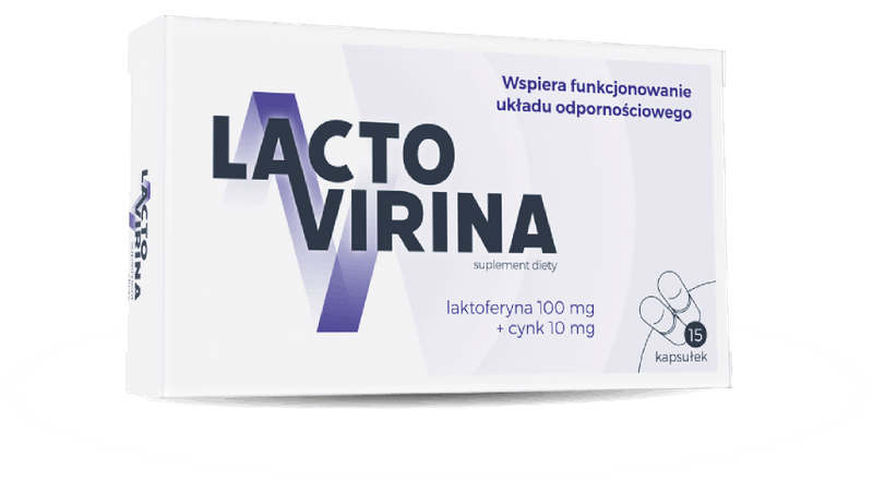 Lactovirina, kapsułki ze składnikami wspierającymi odporność, 15 szt.