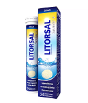 Litorsal Senior+ tabletki musujące z elektrolitami i minerałami, nawadniające, 24 szt