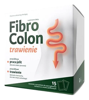 FibroColon Trawienie, 15 saszetek KRÓTKA DATA 31.07.2026
