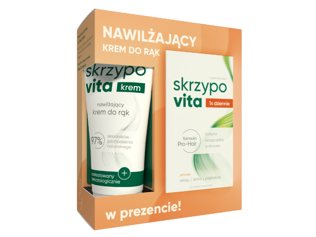 Skrzypovita, tabletki, 42 szt. + krem do rąk, 50 ml
