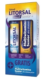 Litorsal Senior+ dla diabetyków + Multiwitamina Senior dla diabetyków