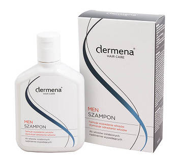 Dermena Men Szampon, hamujący wypadanie włosów, stymulujący ich odrastanie u mężczyzn, butelka 200 ml