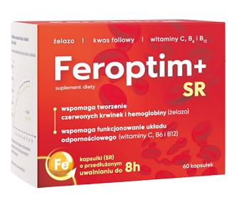 Feroptim+ SR, 60 kapsułek