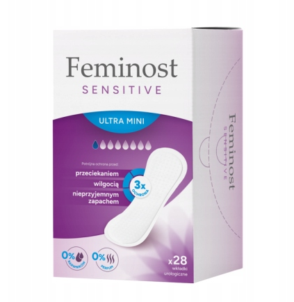 Feminost Sensitive Ultra Mini wkładki urologiczne, 28 szt.