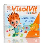 VisolVit Junior Orange granulat z witaminami dla dzieci, 10 sasz. 