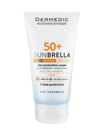 Dermedic Sunbrella, SPF50+, skóra sucha i normalna, 50 ml