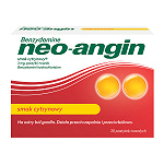 Benzydamine Neo-Angin, 20 pastylek do ssania, cytrynowe