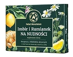 Herbal Monasterium Imbir i Rumianek 12 pastylek do ssania