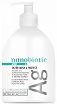 Nanobiotic MED Silver Wash & Protect mydło w żelu do rąk i ciała ze srebrem, 500 ml