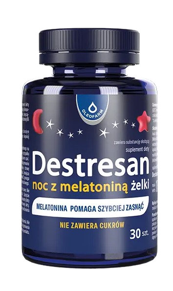 Destresan noc z melatoniną, 30 żelek