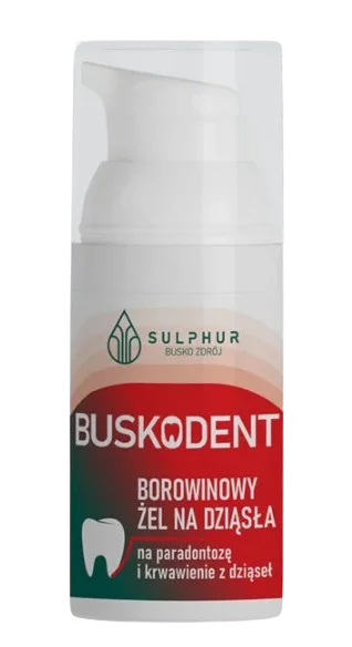 Buskodent borowinowy żel na dziąsła, 35g