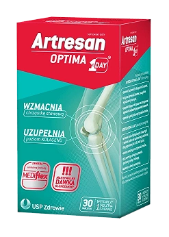 Artresan Optima 1 a day, tabletki ze składnikami wspierającymi zdrowe stawy, 30 szt.