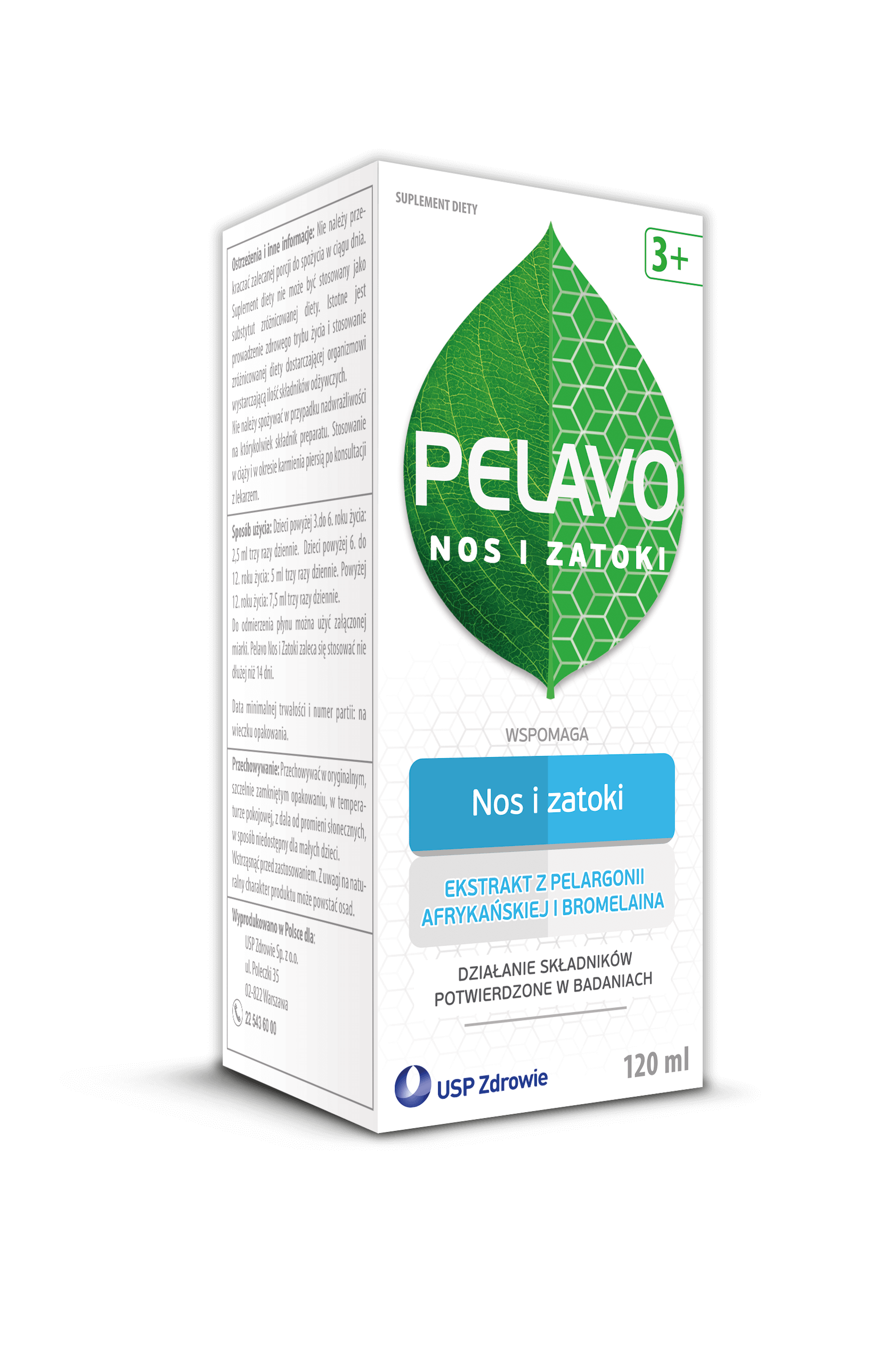 Pelavo Nos i Zatoki syrop dla dzieci o smaku wiśniowym, 120 ml