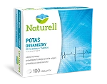 Naturell Potas organiczny tabletki ze składnikami na prawidłowe funkcjonowanie mięśni oraz układu nerwowego, 100 szt.