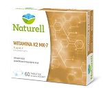 Naturell Witamina K2 MK-7 tabletki do ssania ze składnikami wspierającymi mocne kości, 60 szt.