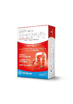 Elektrolity, proszek do stosowania przy biegunce o smaku truskawkowym, 7 sasz.
