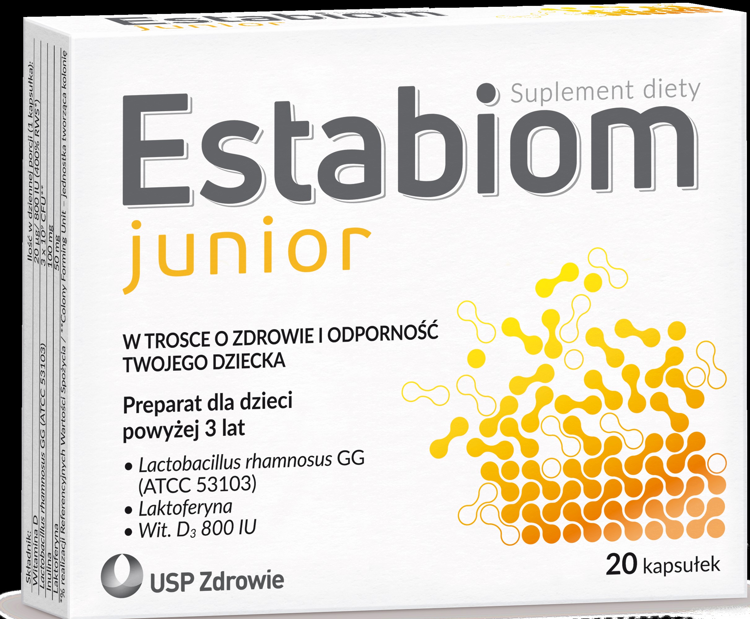 Estabiom Junior, 20 kapsułek