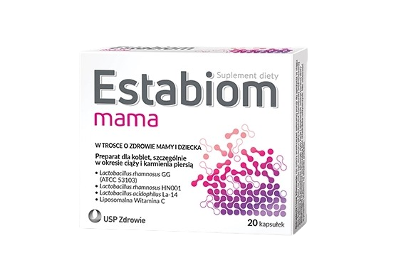 Estabiom mama, kapsułki dla kobiet w ciąży, 20 szt.
