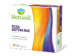 Naturell Silica Biotyna Max  tabletki ze składnikami wspierającymi mocne włosy i paznokcie, 60 szt.