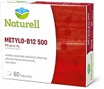 Naturell Metylo-B12 500 tabletki ze składnikami wspomagającymi w znużeniu i zmęczeniu, 60 szt.