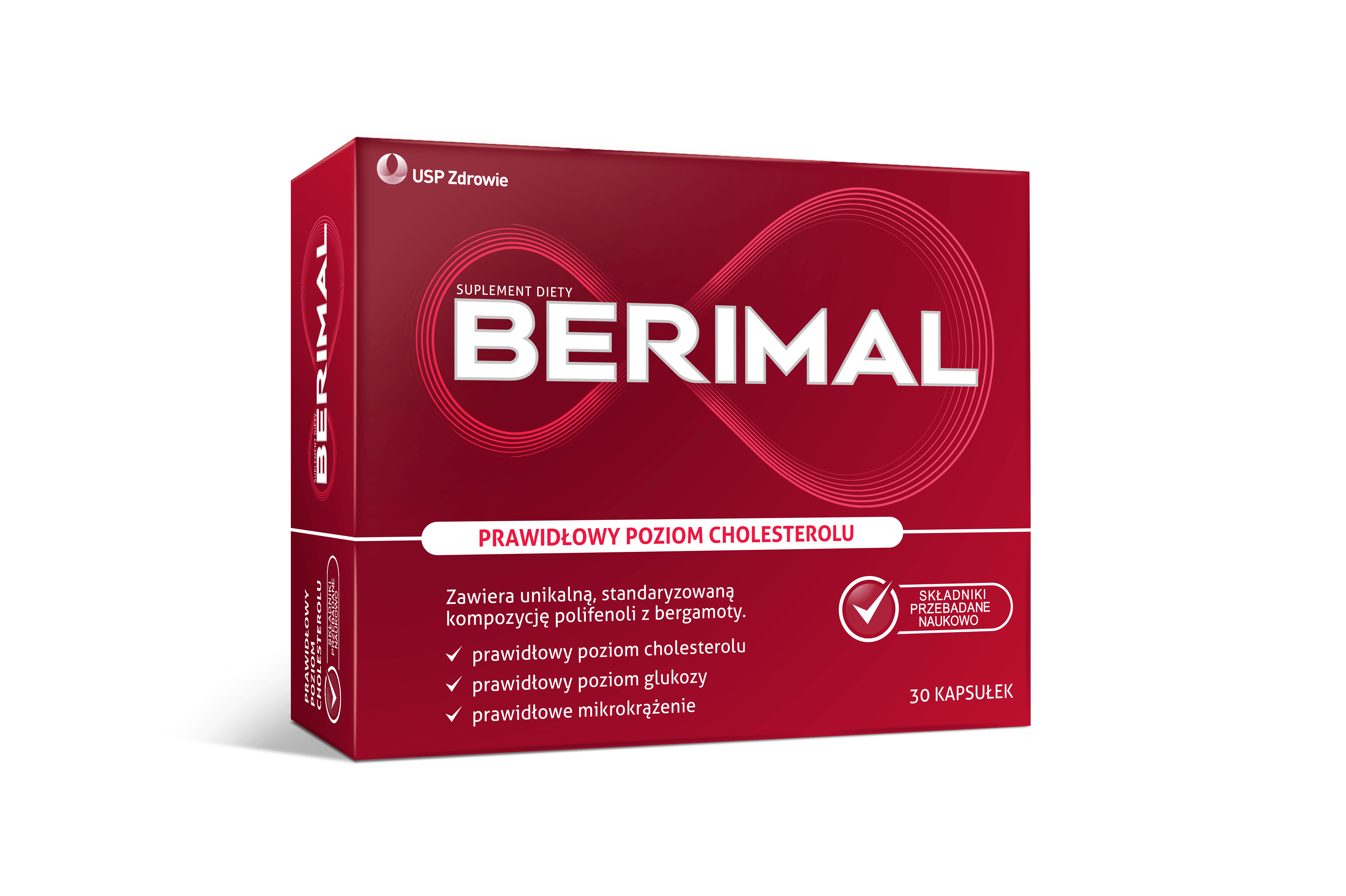 Berimal, kapsułki ze składnikami wspierającymi utrzymanie prawidłowego poziomu cholesterolu, 30 szt.