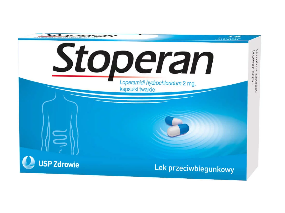 Stoperan, kapsułki na biegunkę, 18 szt.
