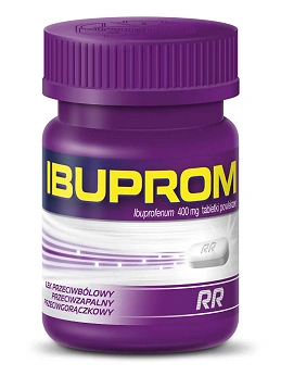 Ibuprom RR Max, tabletki przeciwbólowe, przeciwgorączkowe, przeciwzapalne, 48 szt.