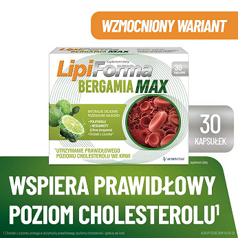Lipiforma Bergamia Max, 30 kapsułek twardych