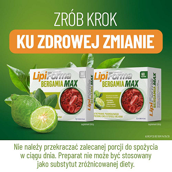 Lipiforma Bergamia Max, 30 kapsułek twardych
