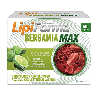 Lipiforma Bergamia Max, 60 kapsułek twardych