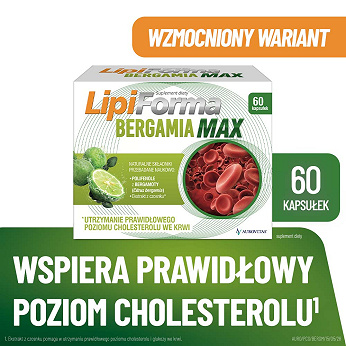 Lipiforma Bergamia Max, 60 kapsułek twardych
