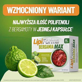 Lipiforma Bergamia Max, 60 kapsułek twardych