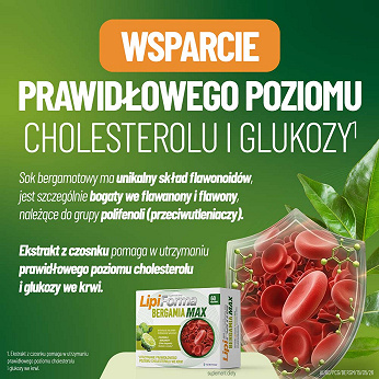 Lipiforma Bergamia Max, 60 kapsułek twardych