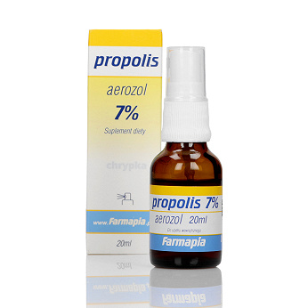 Propolis 7%, roztwór doustny ze składnikami wspierającymi odporność, 20 ml