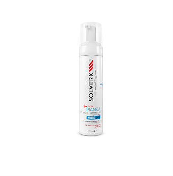 Solverx Atopic Skin + Forte , pianka do mycia twarzy i demakijażu, 200 ml