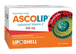 ASCOLIP Liposomal Vitamin C 500 mg smak wiśni, 30 saszetek