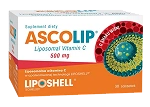 ASCOLIP Liposomal Vitamin C 500 mg smak wiśni, 30 saszetek