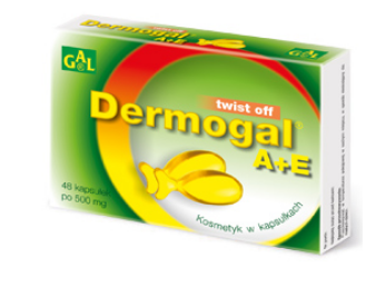 Dermogal A+E 500 mg, 48 kapsułek