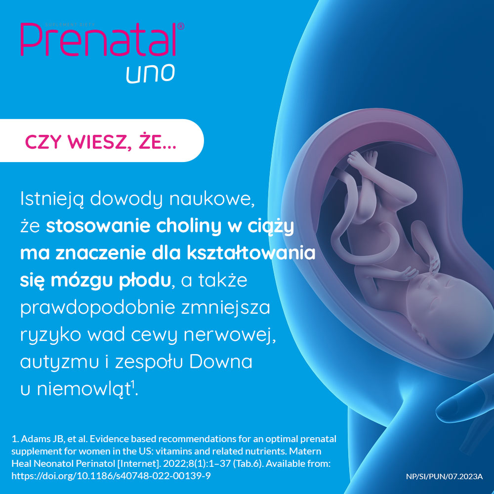 Prenatal Uno, planowanie i 1. trymestr ciąży, 30 szt.
