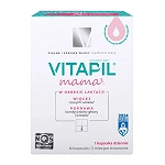 VITAPIL mama , przy wypadaniu włosów po ciąży i podczas karmienia piersią, 60 szt.