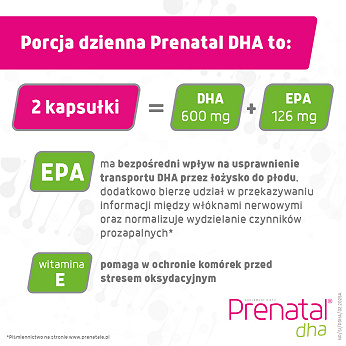 Prenatal DHA, kapsułki dla kobiet w ciąży, 60 szt.