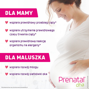 Prenatal DHA, kapsułki dla kobiet w ciąży, 60 szt.