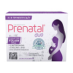 Prenatal Duo Classic + DHA witaminy z DHA, laktoferyną i choliną dla kobiet w ciąży (od 13. tygodnia) i karmiących piersią, 60 + 30 szt.