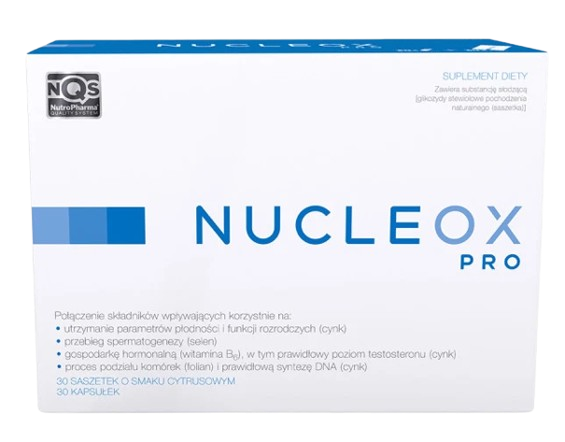 Nucleox PRO 30 saszetek o smaku cytrusowym + 30 kapsułek