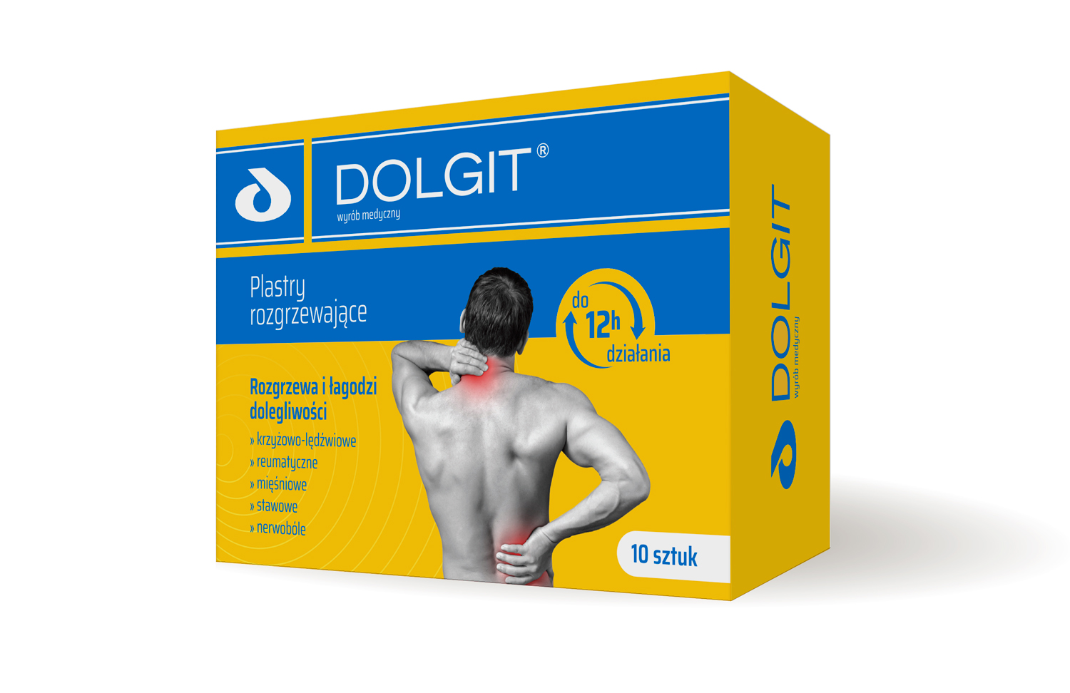 Dolgit , plaster rozgrzewający, 10 szt. - Apteka Dla Rodziny