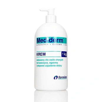 Mediderm Cream, krem pielęgnujący suchą skórę w przebiegu łuszczycy i egzemy, 1 kg